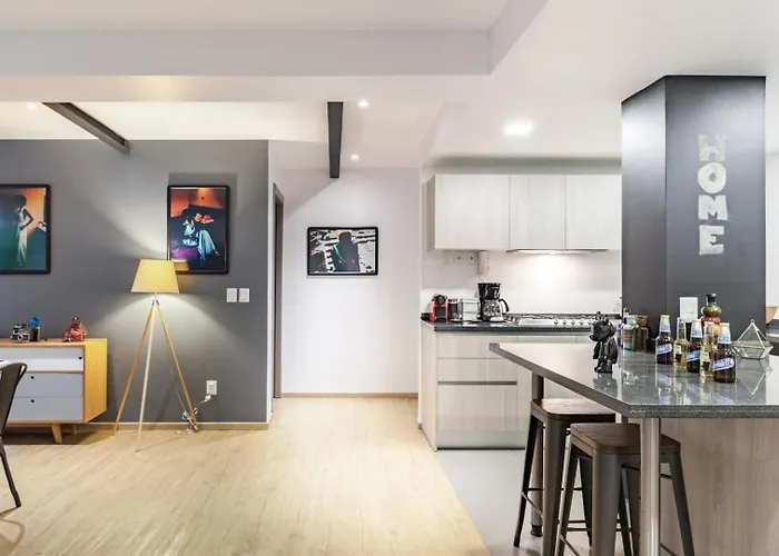 Uppermost 3br, Gym, Roofgarden. Socrates Apartment Mexico City
